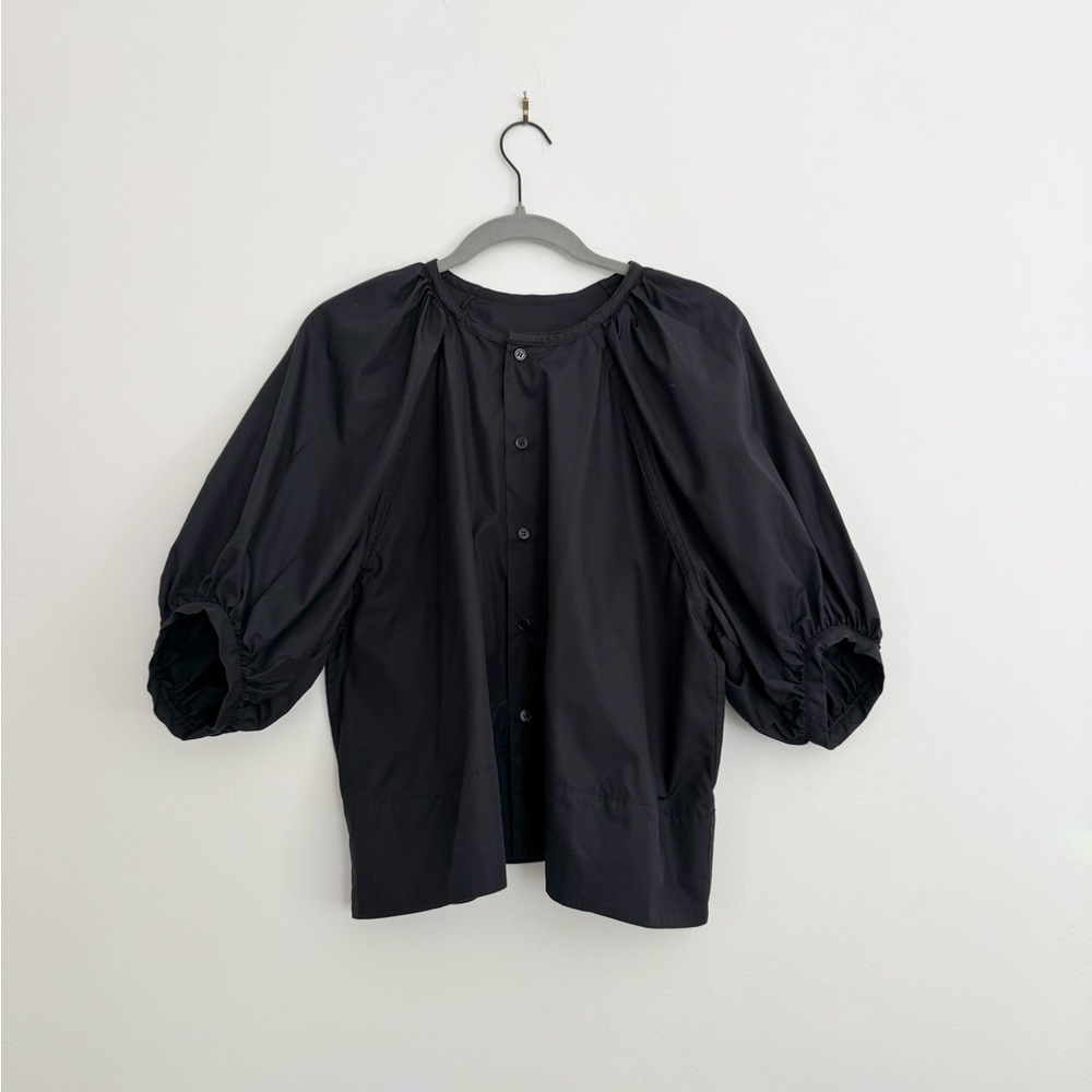Noir kei ninomiya Comme de garçon balloon sleeve shirt small